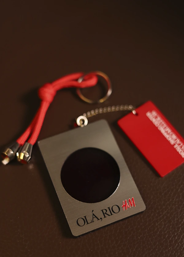 Chaveiro personalizado para a H&M
